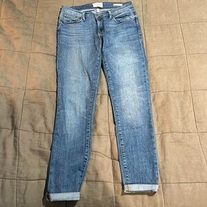 Frame Le Garçon mid rise Boyfriend Ankle Jean